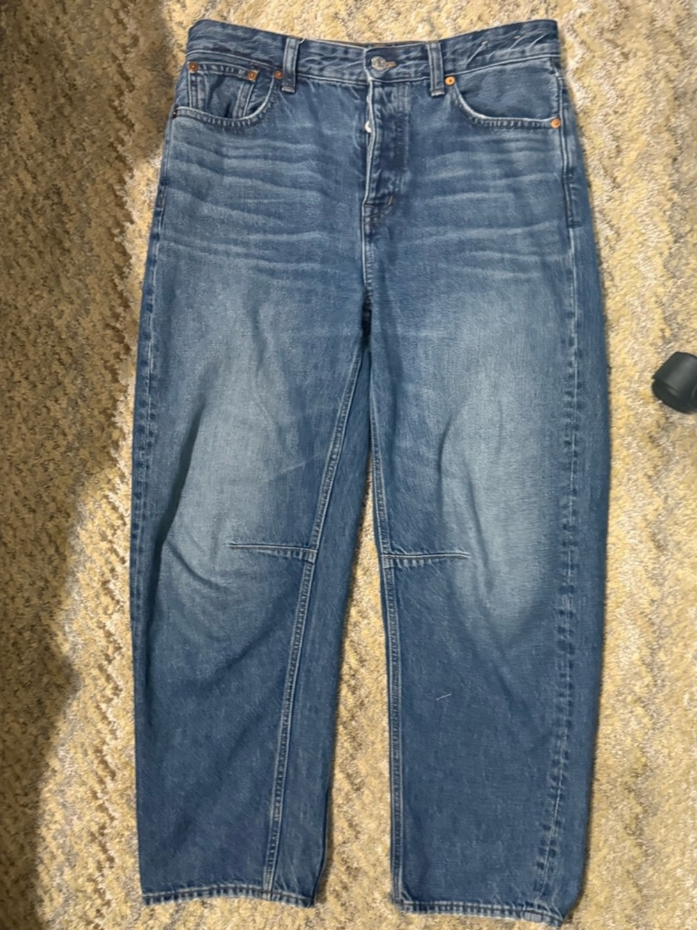 Madewell Light Blue Boyfriend Jeans - Relaxed Barrel Leg